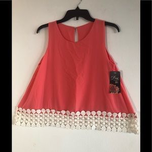 Peach Color Top  NEW